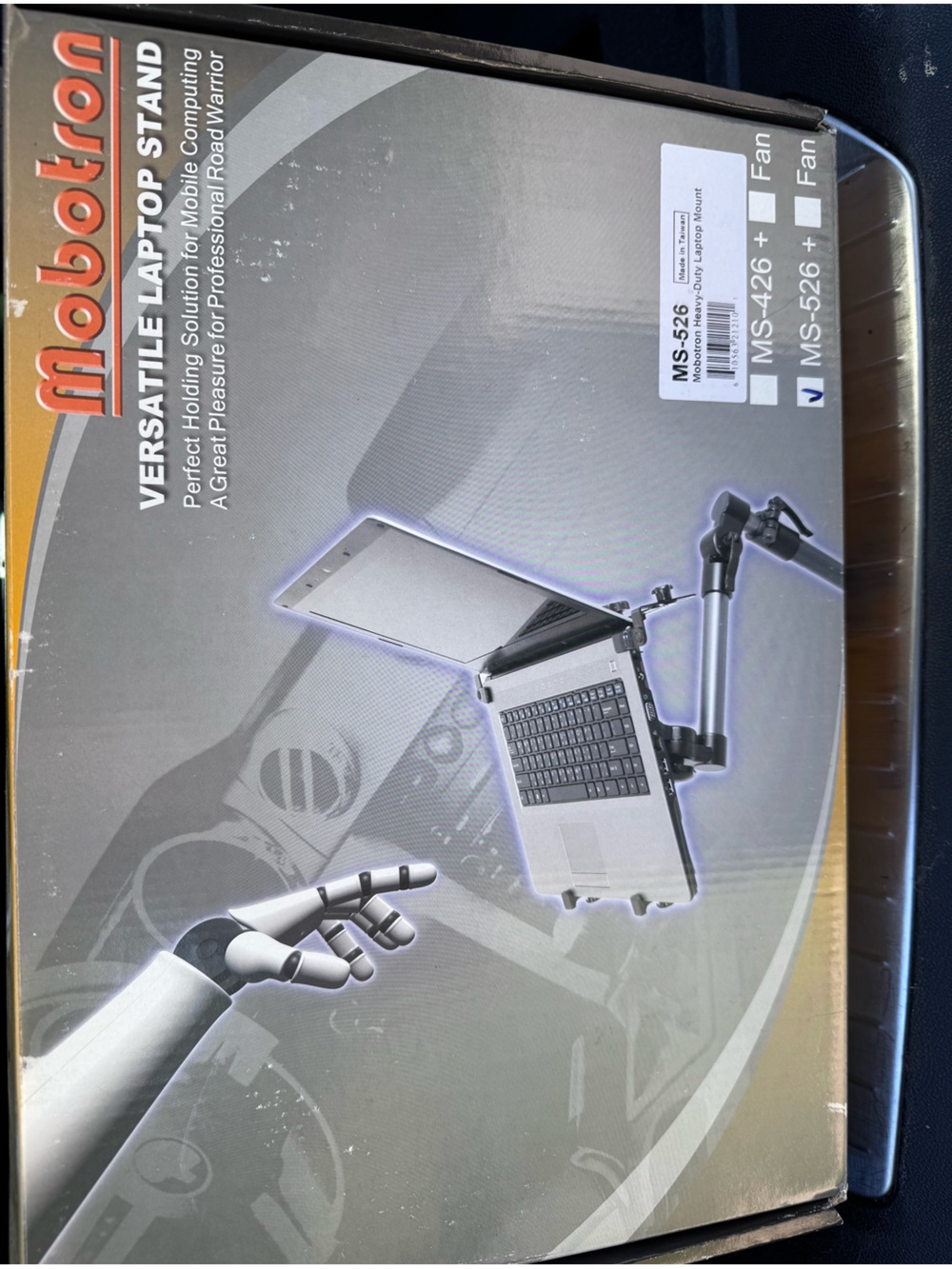 Universal Tablet & Laptop Mounting Deck - Black